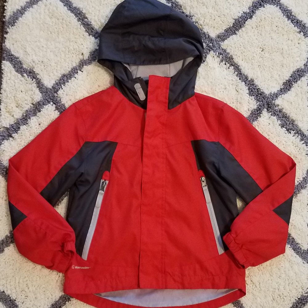 3/$18 Size XS 4/5 Red rain jacket